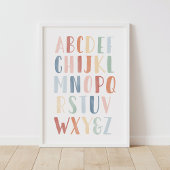 Waterverf Rainbow Alphabet Classroom Poster