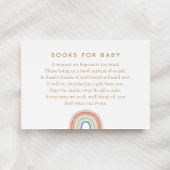 Waterverf Rainbow Baby Book Request Informatiekaartje