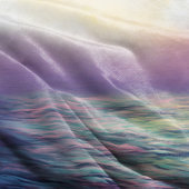 Waterverf Rainbow Beach Ocean Serenity 60" x 80" Fleece Deken