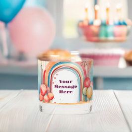 Waterverf Rainbow Bliss Party Whisky Glas