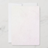 Waterverf Rainbow Boho Flowers Baby shower Kaart (Achterkant)