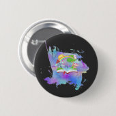 Waterverf Rainbow Book Button (Voorkant /achterkant)