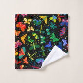 Waterverf Rainbow Butterflies Kinder Pattern Bad Handdoek (Wasdoekje)
