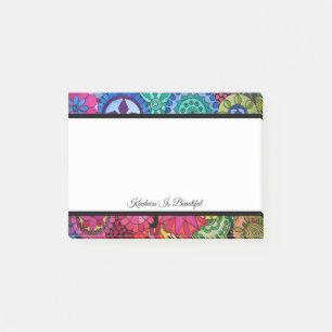 Waterverf Rainbow Colors Mandala Post-it® Notes