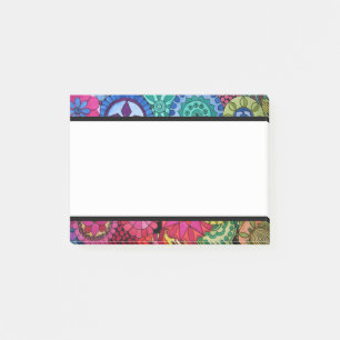 Waterverf Rainbow Colors Mandala Post-it® Notes