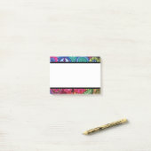 Waterverf Rainbow Colors Mandala Post-it® Notes (Op bureau)