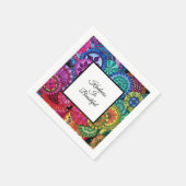 Waterverf Rainbow Colors Mandala Servet (Hoek)