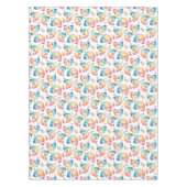 Waterverf Rainbow Floral Party tafelkleed (Voorkant)