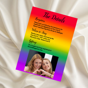 Waterverf Rainbow Gay Pride Details Kaart