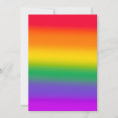 Waterverf Rainbow Gay Pride Details Kaart (Achterkant)