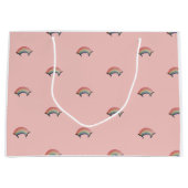 Waterverf Rainbow Gift Bag Groot Cadeauzakje (Voorkant)