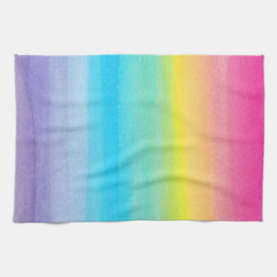 Waterverf Rainbow Kitchen Towel Theedoek