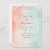 Waterverf Rainbow minimalist Weddenschap Kaart (Voorkant)