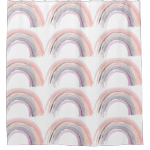 Waterverf Rainbow Muted Colors Boho Chic