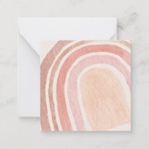 Waterverf Rainbow Note Kaart