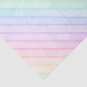 Waterverf Rainbow Pastel Stripe Gift Tissue Tissuepapier (Detail)