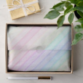 Waterverf Rainbow Pastel Stripe Gift Tissue Tissuepapier (Geschenk)