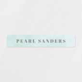 Waterverf Rainbow Pastel Waterdicht Naam Labels (Design 2)