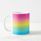 Waterverf Rainbow Personalized Mug Koffiemok (Links)
