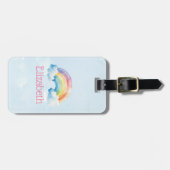 Waterverf Rainbow School Sportbagage Tas Label Bagagelabel (Voorkant horizontaal)