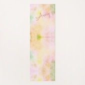 Waterverf Rainbow Sherbet Yoga Mat (Voorkant)