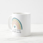 Waterverf Rainbow Teacher-waardering Koffiemok (Voorkant links)