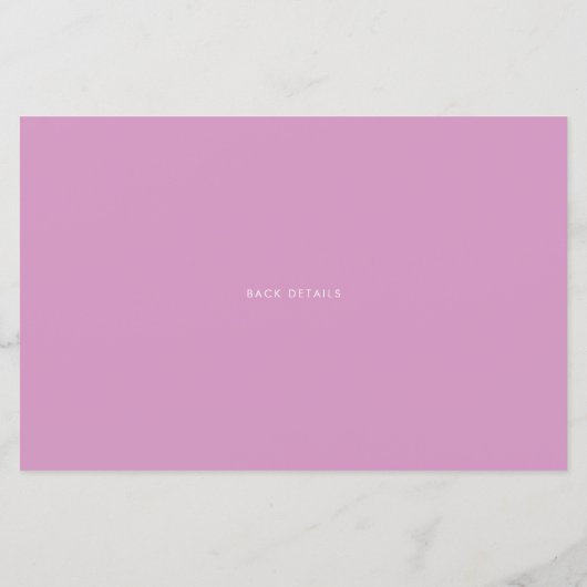 Waterverf Rainbow Unicorn Birthday Dank je wel (Achterkant)