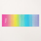 Waterverf Rainbow Yoga Mat (Voorkant (horizontaal))