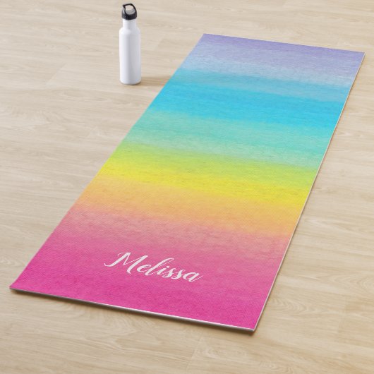 Waterverf Rainbow Yoga Mat (In situ)