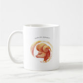 Waterverf Ram Astrologie Sterrenbeeld | Monogram Koffiemok (Links)