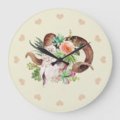 Waterverf Ram. Grote Klok (Voorkant)