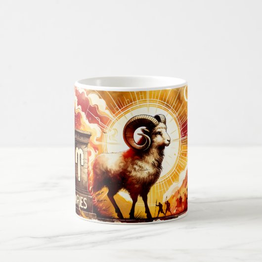 Waterverf Ram Koffiemok (Center)