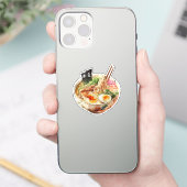 Waterverf Ramen Genietingen Sticker (Telefoon)