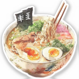Waterverf Ramen Genietingen Sticker