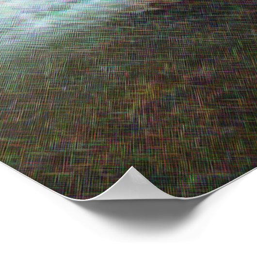 Waterverf Rapids Poster (Hoek)