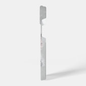 Waterverf Raven Bird en Edgar Allan Poe Poem iPhone Hoesje (Linkerkant)