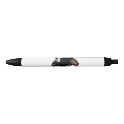 Waterverf Raven Black Bird Animal Zwarte Inkt Pen (Voorkant)