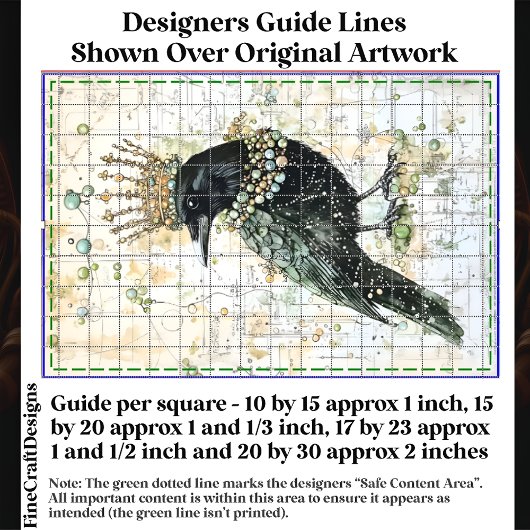 Waterverf Raven, Crown & Ketting DK8L Decoupage Tissuepapier