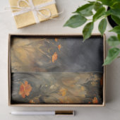 Waterverf Raven in een Wildflower Field Decoupage Tissuepapier (Geschenk)