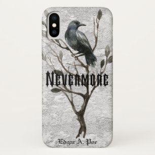 Waterverf Raven Nevermore Case-Mate iPhone Case