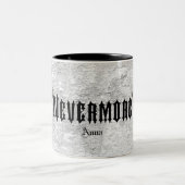 Waterverf Raven Nevermore Tweekleurige Koffiemok (Center)