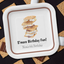 Waterverf Realistische S'mores 6e Verjaardag