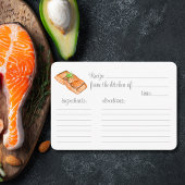 Waterverf Recept Gegrilde Zalm