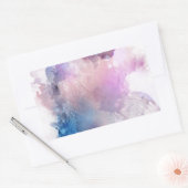 Waterverf Rechthoekige Sticker (Envelop)