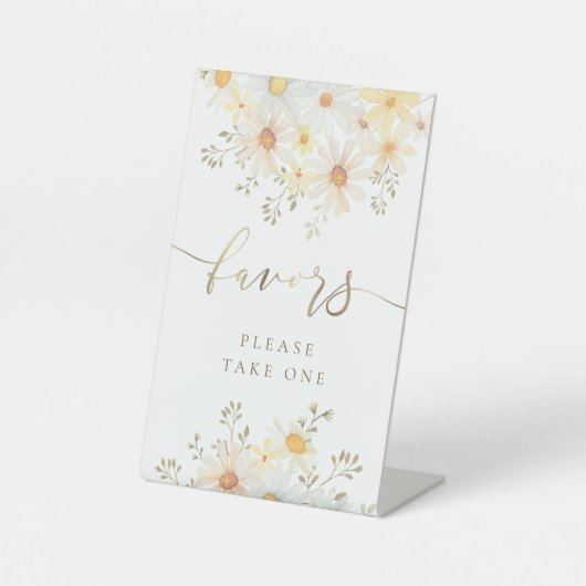 waterverf reclamebord met voetstuk (Voorkant)