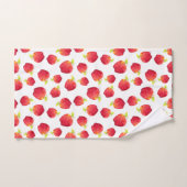 Waterverf Red Apple Pattern Bad Handdoek (Handdoek)
