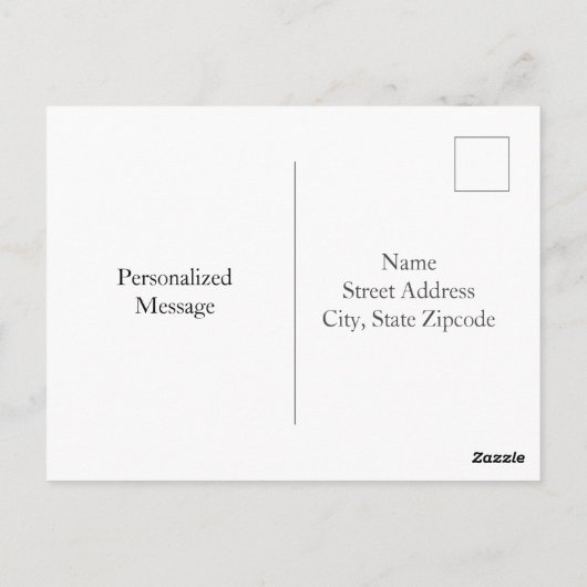 Waterverf Red Apple Pattern Briefkaart (Achterkant)