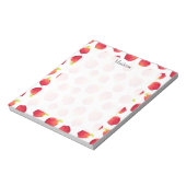 Waterverf Red Apple Pattern Notitieblok (Linkerzijde)