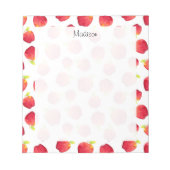 Waterverf Red Apple Pattern Notitieblok (Voorkant)