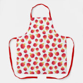 Waterverf Red Apple Pattern Schort (Voorkant)